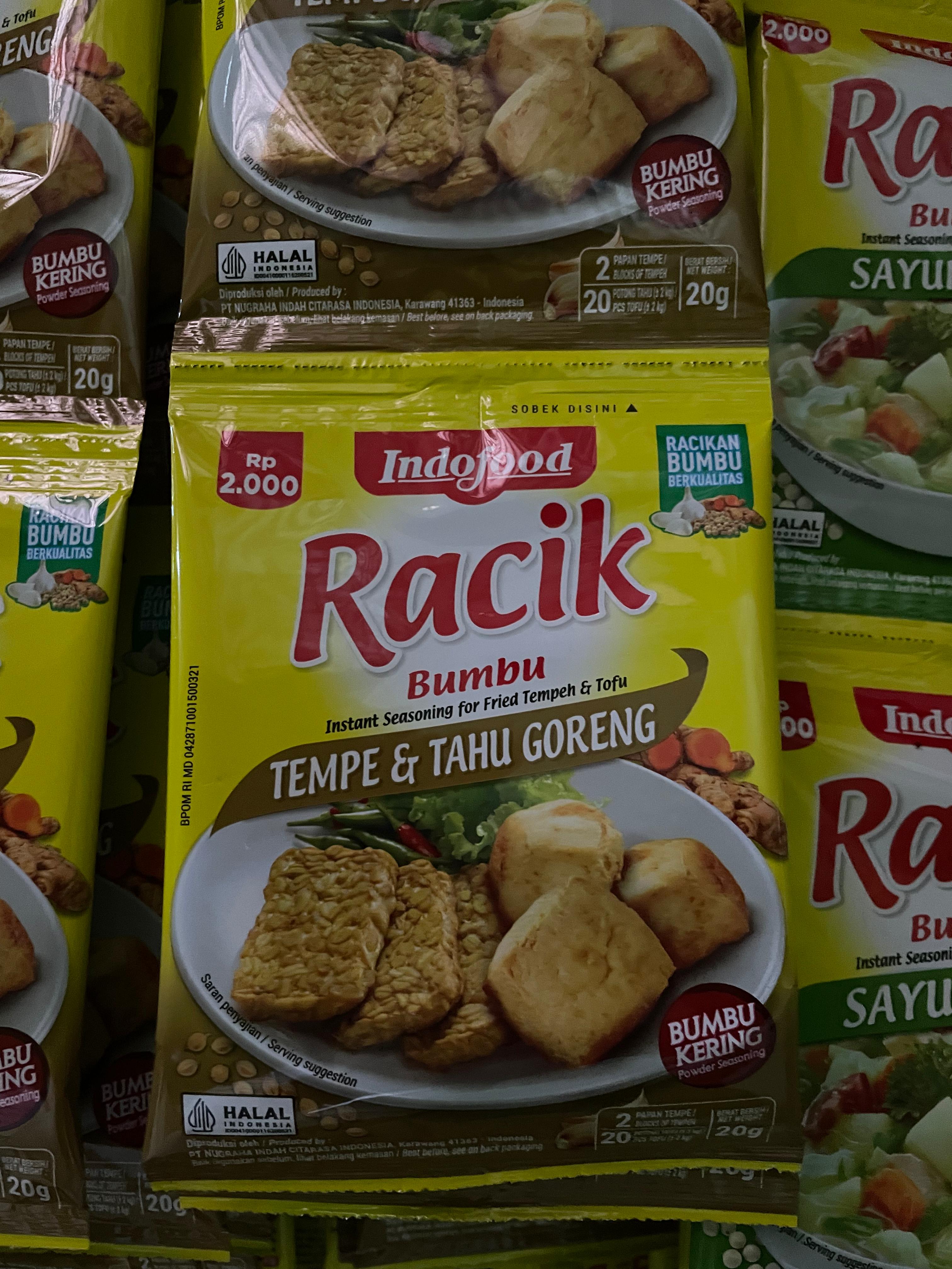 INDOFOOD RACIK BUMBU TEMPE & TAHU GORENG