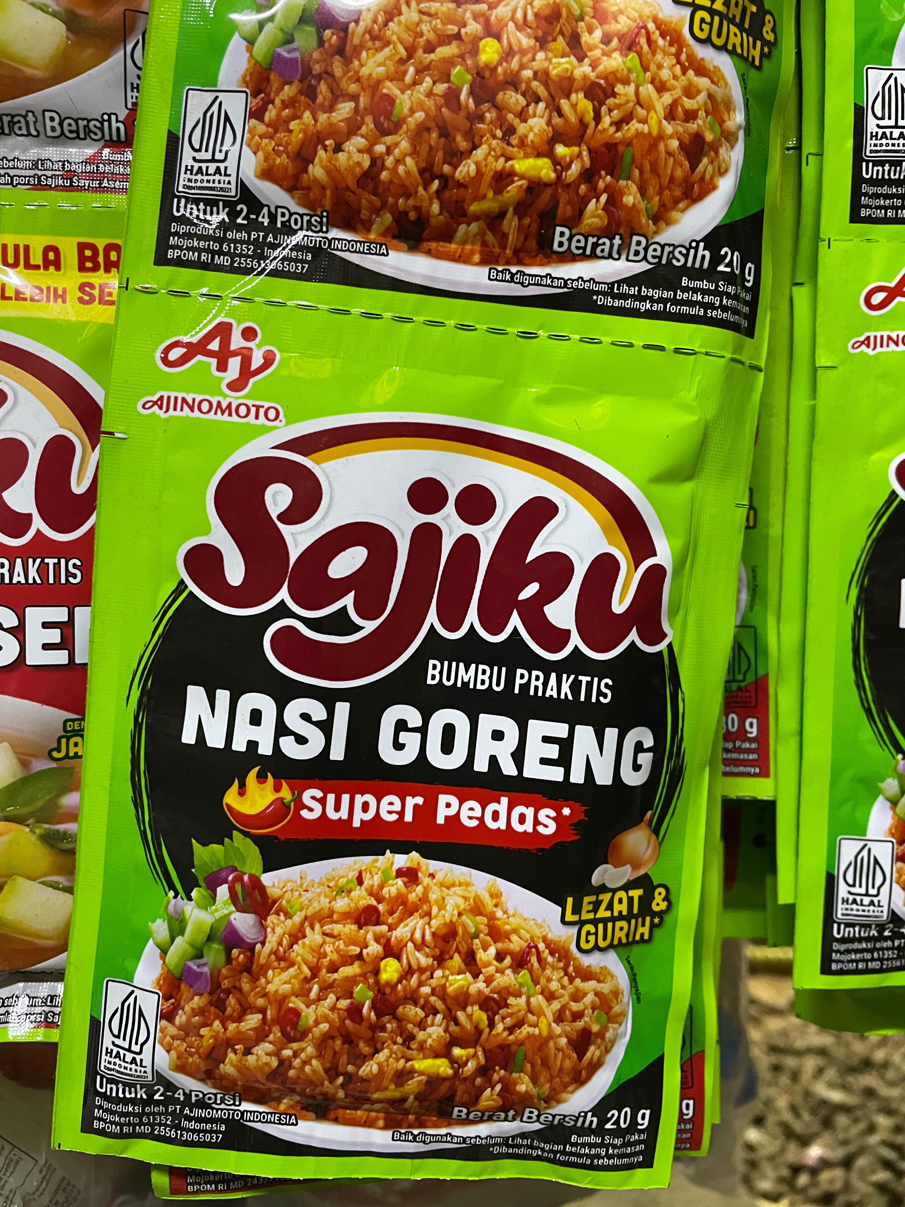 SAJIKU BUMBU PRAKTIS NASI GORENG "SUPER PEDAS"